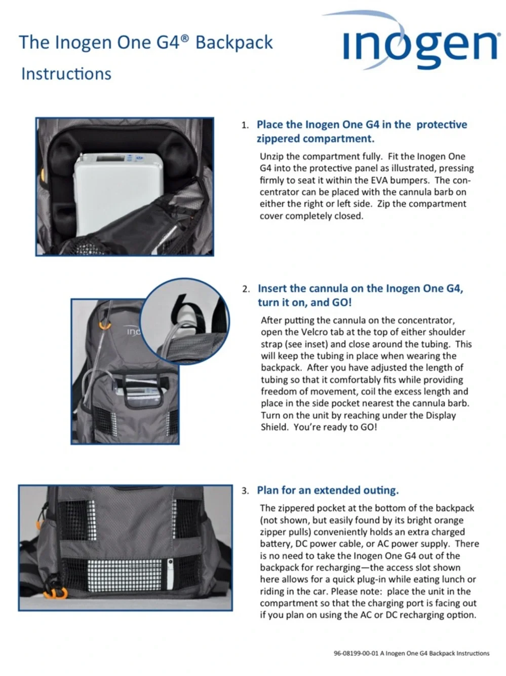 Inogen Rove 4 G4 Oxygen Concentrator Backpack Gray Ventilated Medical - Picture 7 of 7